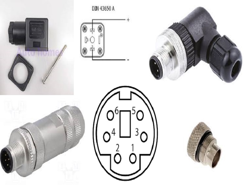các loại jac cắm điện của cảm biến áp suất nước
