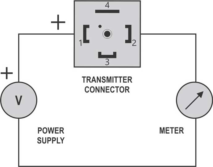 Kết nối điện của cảm biến áp suất Novus NP400