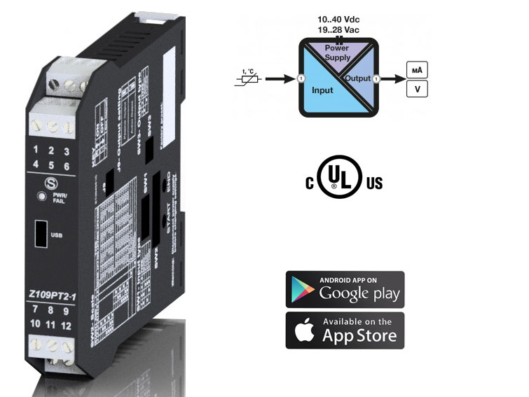 Bộ chuyển đổi tín hiệu nhiệt độ Z109PT2-1