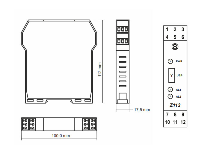 Bộ chuyển đổi tín hiệu sang relay Seneca Z113-1