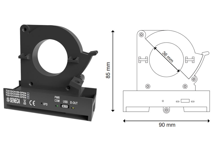 Bộ chuyển đổi nguồn 300A Seneca T201DCH300-OPEN