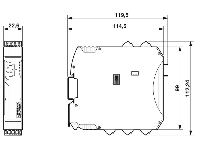 Bộ chuyển đổi giao thức GW PL FF/HART