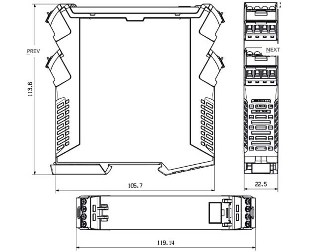 Bộ chuyển đổi tín hiệu nhiệt độ ACT20P-TMR-RTI-S