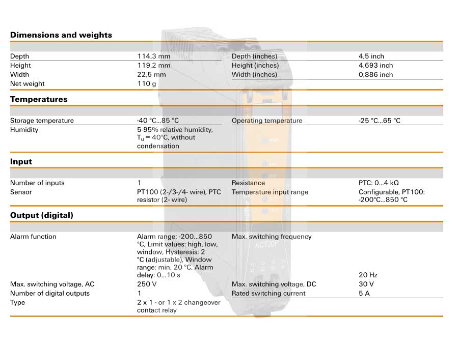 Bộ chuyển đổi tín hiệu nhiệt độ ACT20P-TMR-RTI-S