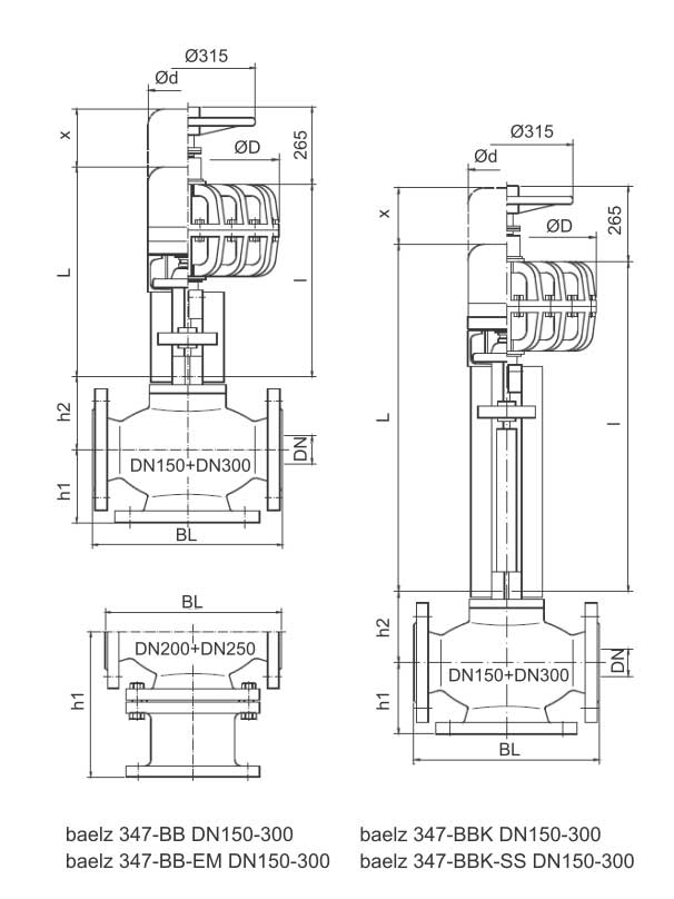 Van điều khiển Baelz 347 đến từ hãng Baelz/Germany