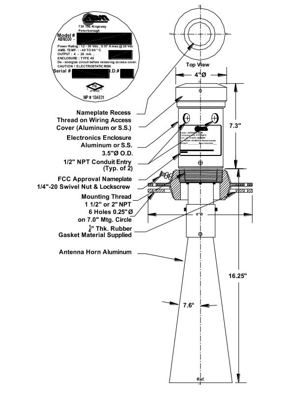 Cảm biến radar xung R-SLD của ABM