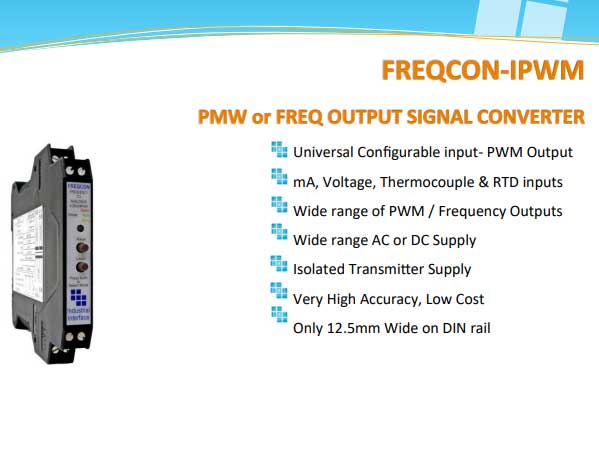 Bộ chuyển đổi analog sang PWM FREQCON-IPWM