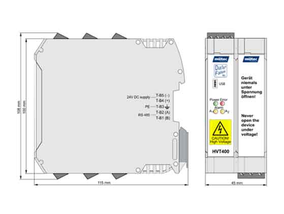 Bộ chuyển đổi nguồn điện HVT 400-DX