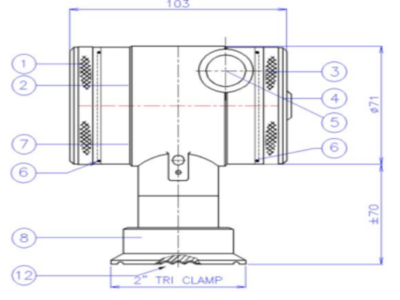 Bộ truyền áp suất Type SDT 43