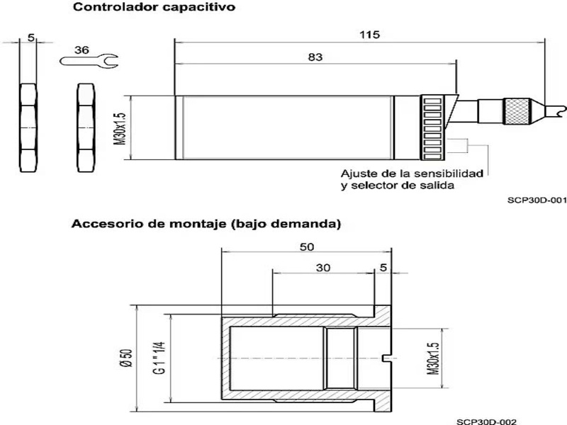 Bộ điều khiển kiểm soát chất rắn và lỏng SCP 30 PYN