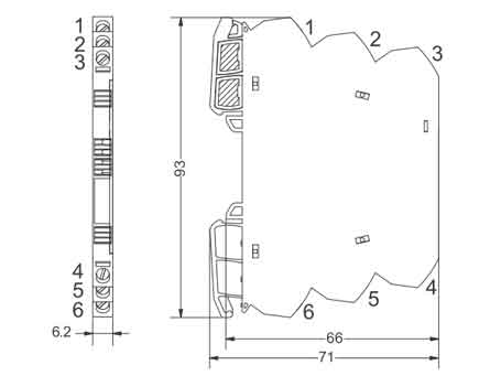 Bộ cách ly tín hiệu LCIS-P1K-0528-62-S
