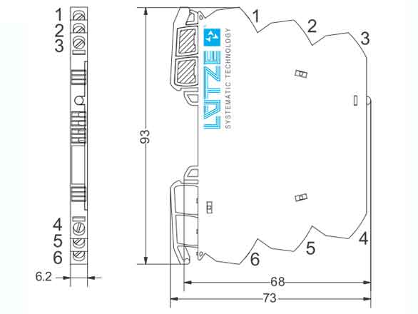 Bộ chuyển đổi cách ly tín hiệu LCIS-WAA-0535-62-S