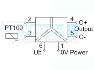 Bộ chuyển đổi tín hiệu PT100 2 dây sang 4-20mA