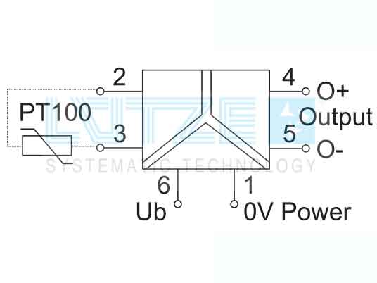 Bộ chuyển đổi tín hiệu PT100 2 dây sang 4-20mA