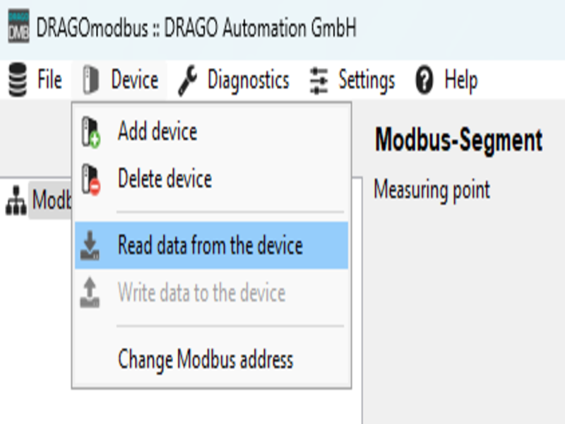 cài đặt thông số qua MODBUS