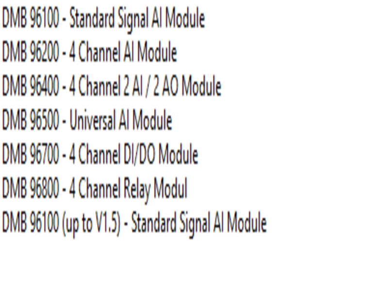 Danh sách bộ chuyển đổi dùng modbus
