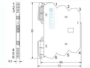 Bộ chuyển đổi tín hiệu nhiệt độ LCIS-WPT3LA-0819-62-S