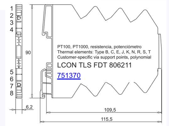 Bộ chuyển đổi tín hiệu LCON TLS FDT 806211