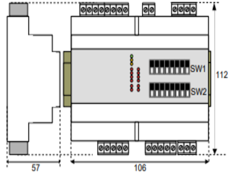 Bộ module I/O số DAT 10130