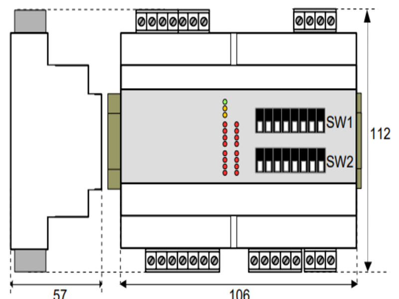 Bộ module I/O DAT 10188 