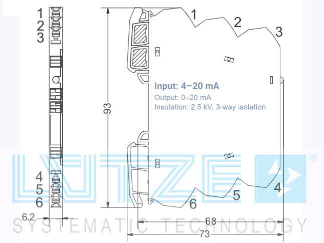 Bộ chuyển đổi cách ly tín hiệu LCIS-WAA-1537-62-PI