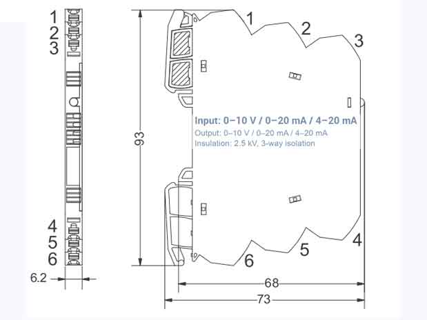 Bộ chuyển đổi cách ly tín hiệu LCIS-WAA-1539-62-PI