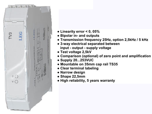 Bộ khuếch đại cách ly tín hiệu lưỡng cực TV3