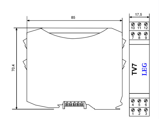 Bộ khuếch đại cách ly nhanh lưỡng cực TV7
