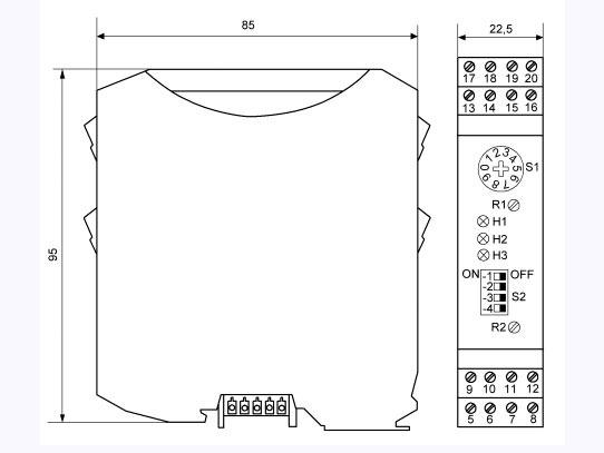 Bộ chuyển đổi tần số sang analog FW3