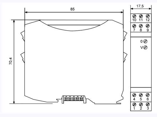 Bộ chuyển đổi tín hiệu nhiệt độ TM1