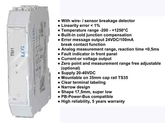 Bộ chuyển đổi tín hiệu nhiệt độ TM1