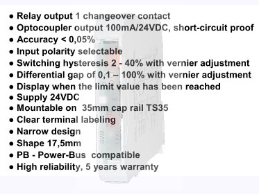 Bộ chuyển đổi tín hiệu mV sang relay GW2