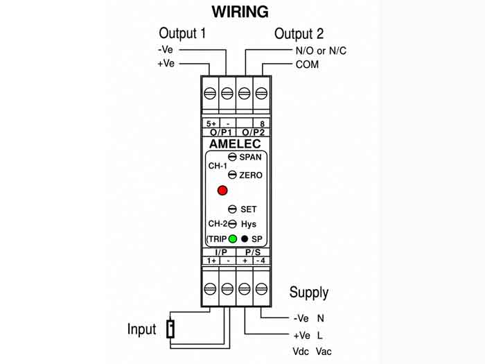 Bộ chuyển đổi tín hiệu nhiệt độ AEC222